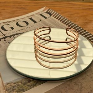 Stella & Dot Cuff Bracelette, Rose Gold Baby